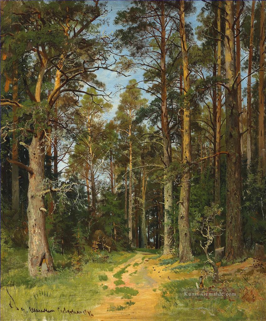 Siwerskaja klassische Landschaft Ivan Ivanovich Bäume Ölgemälde